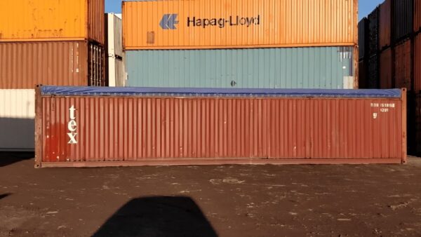 40ft open top container