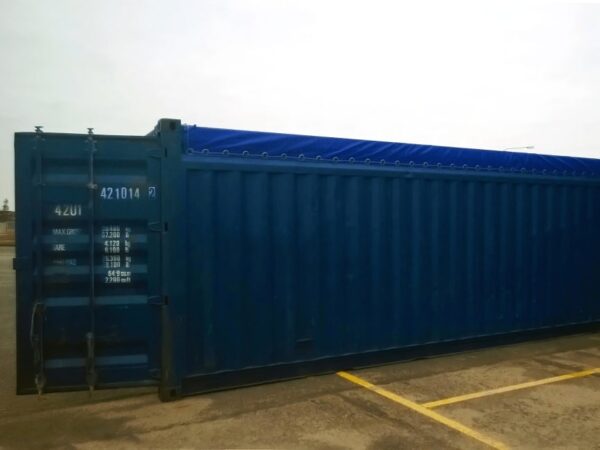 40ft open top container